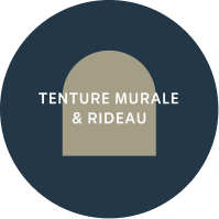 Tenture murale et rideaux